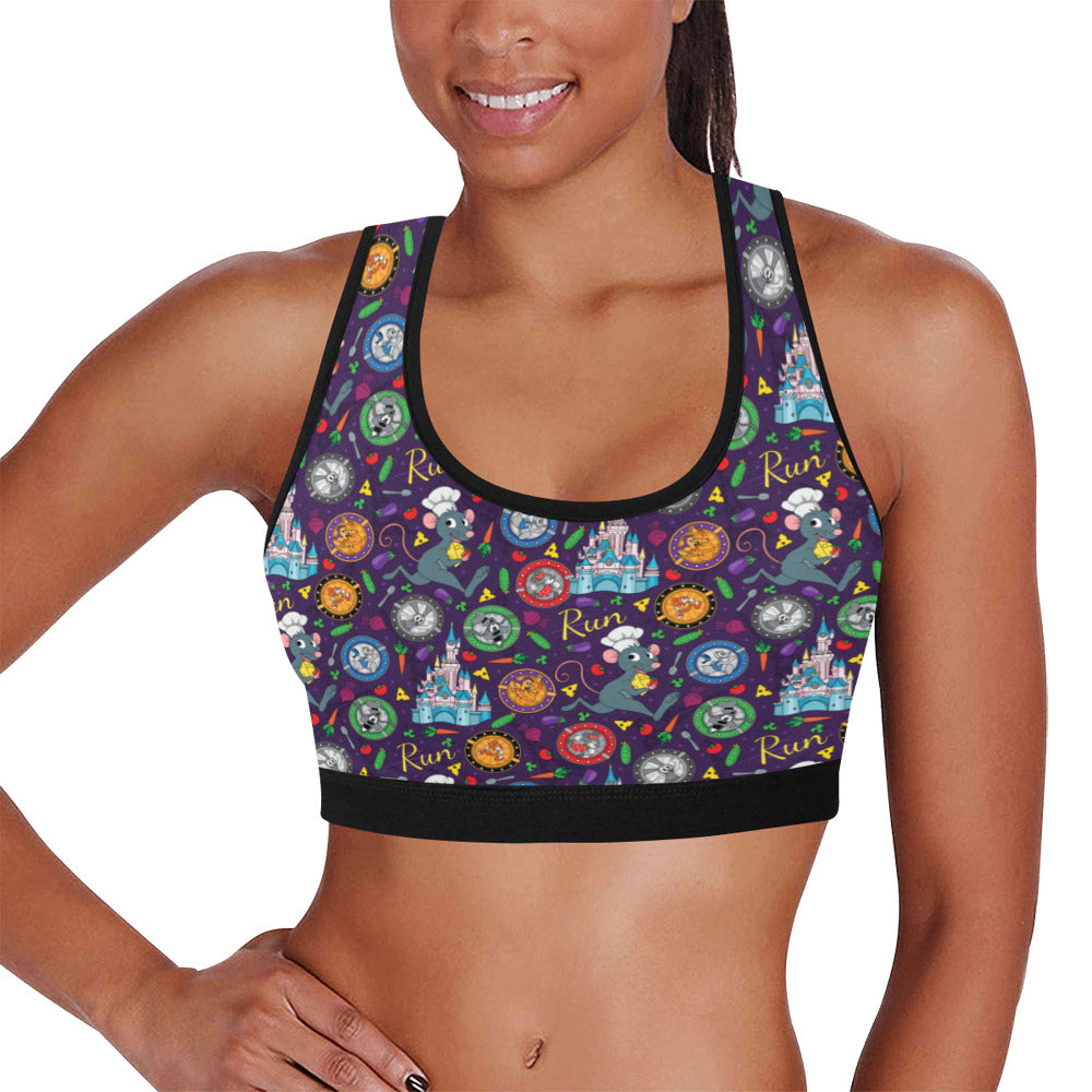 Ratatouille Wine And Dine Race Women's Sports Bra