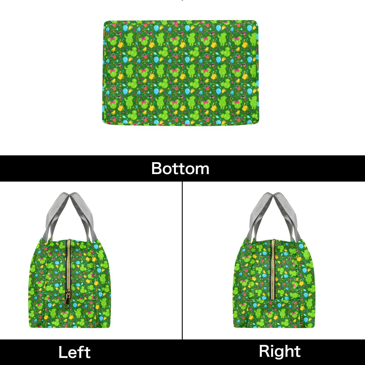 Flower And Garden Portable Lunch Bag