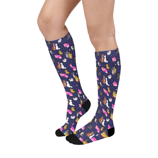 Cat Collector Over-The-Calf Socks