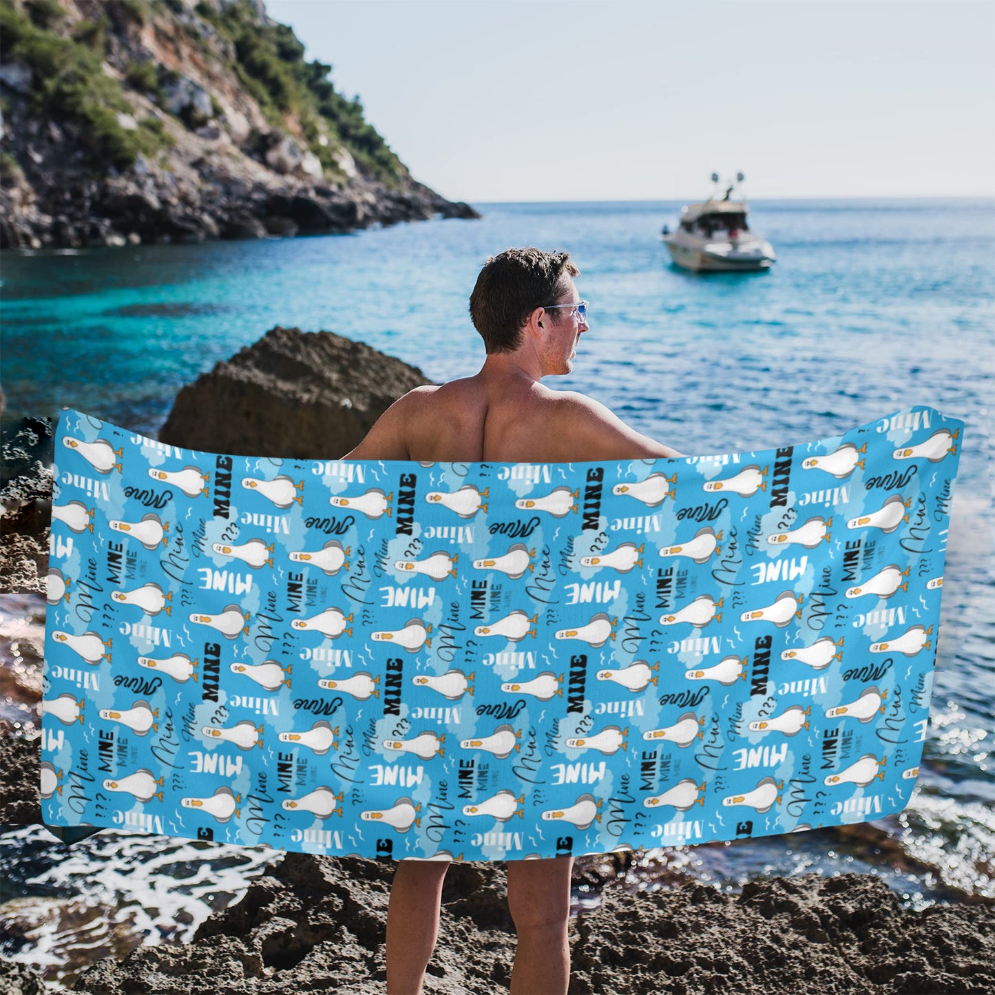 Mine Mine Mine Beach Towel