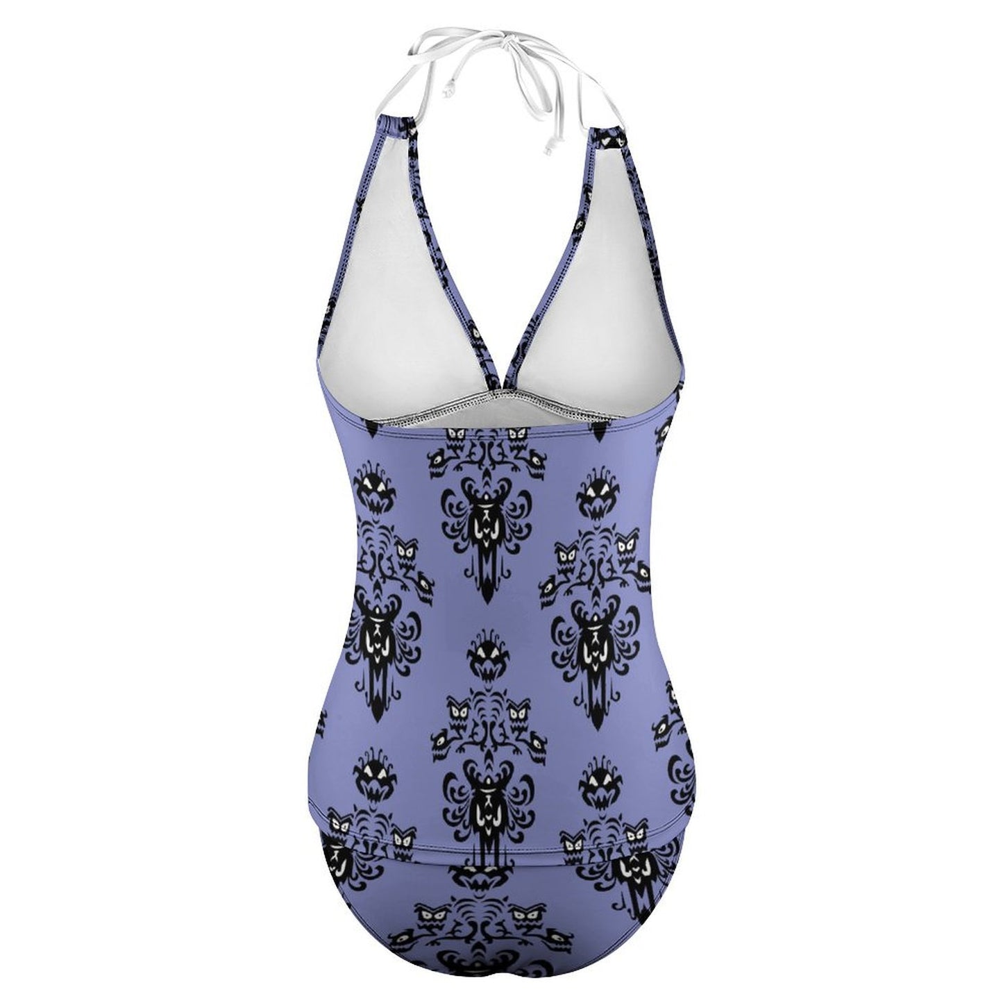 Haunted Mansion Wallpaper Women's Split Swimsuit