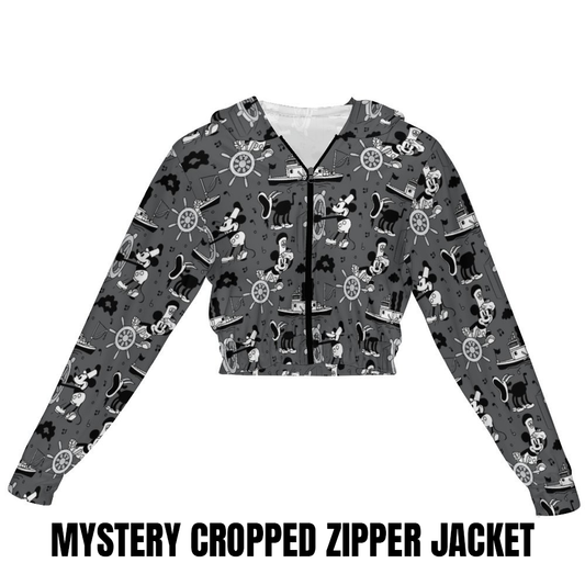 Mystery  Women's Cropped Zipper Jacket - Ambrie
