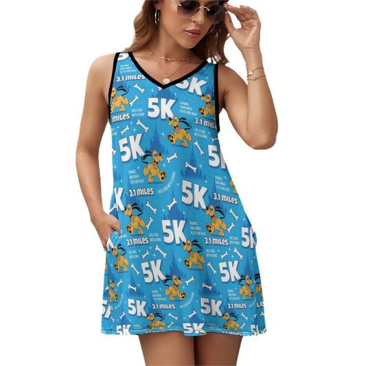 Pluto 5K Sleeveless Sundress With Pockets