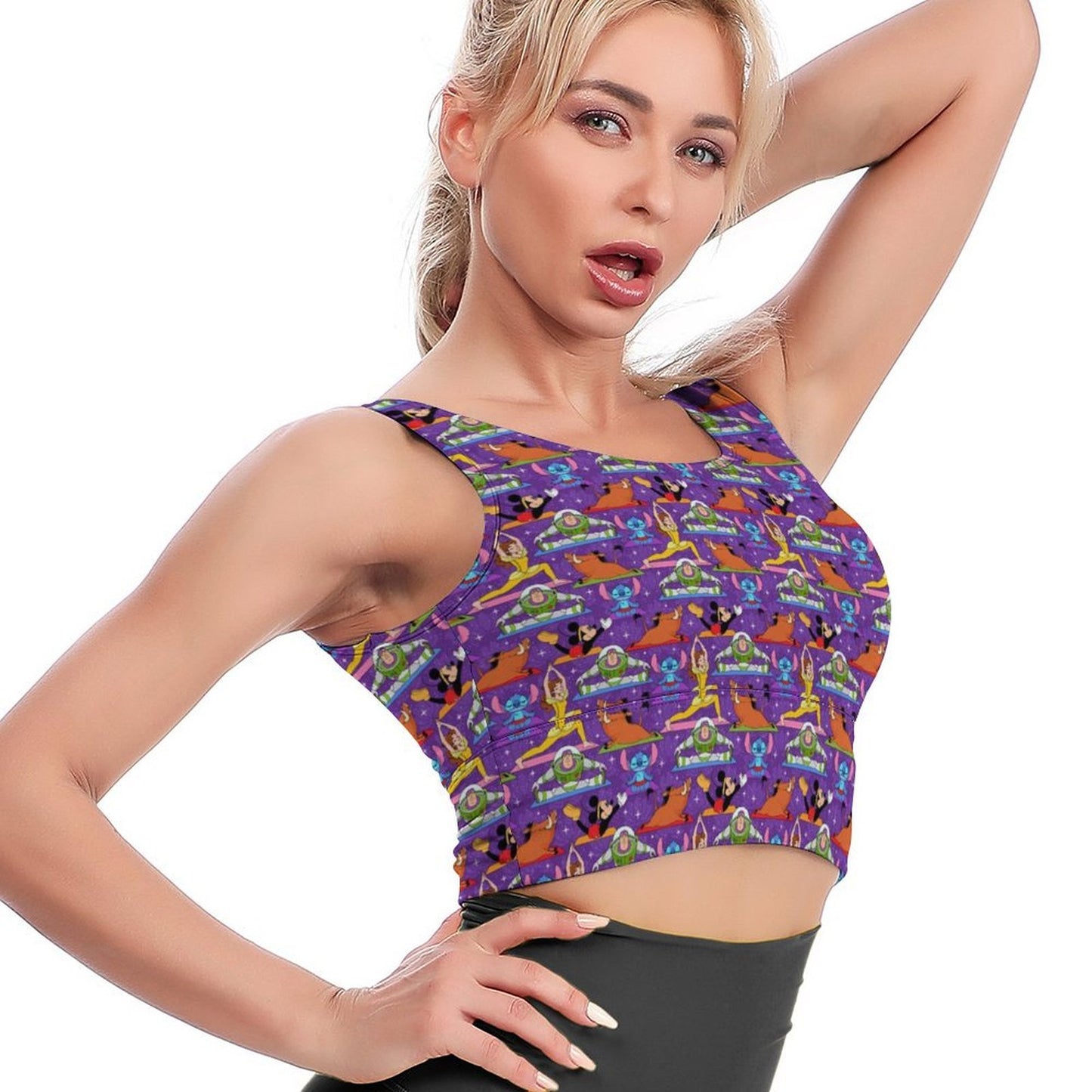 Yoga Women's Crop Tank Top - Ambrie