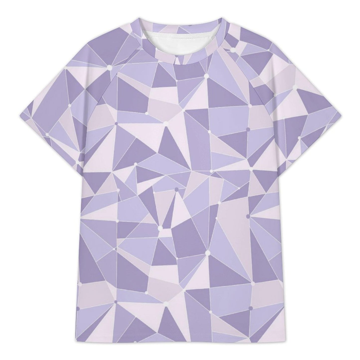 Purple Wall Women's All Over Print Raglan T-Shirt - Ambrie