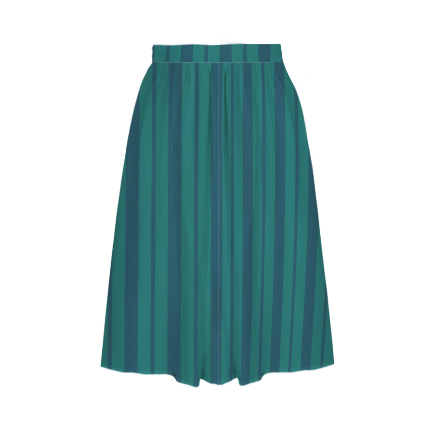 Haunted Mansion Skirt Elastic Waist Midi Skirt With Pockets