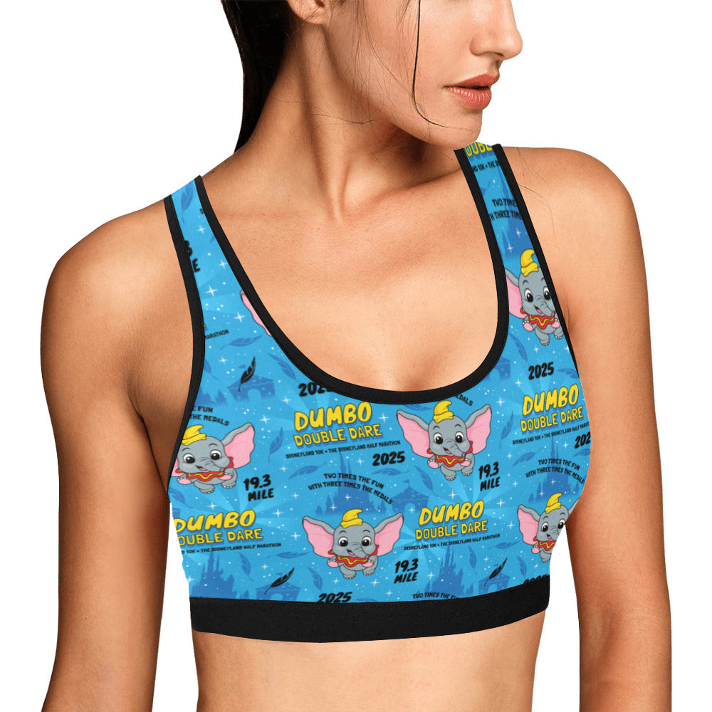 Disneyland Dumbo Double Dare Women's Sports Bra