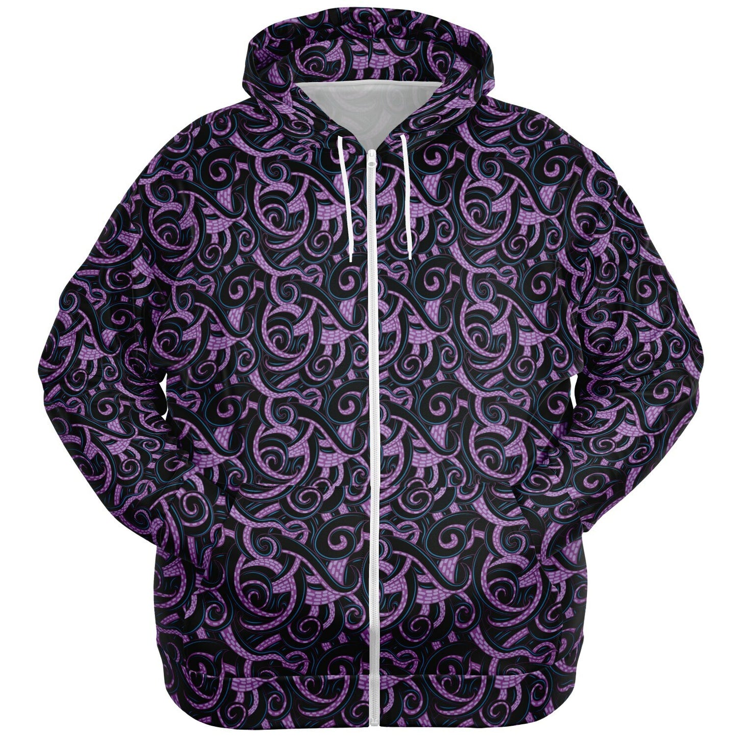 Ursula Tentacles Plus-size Unisex Zip Hoodie