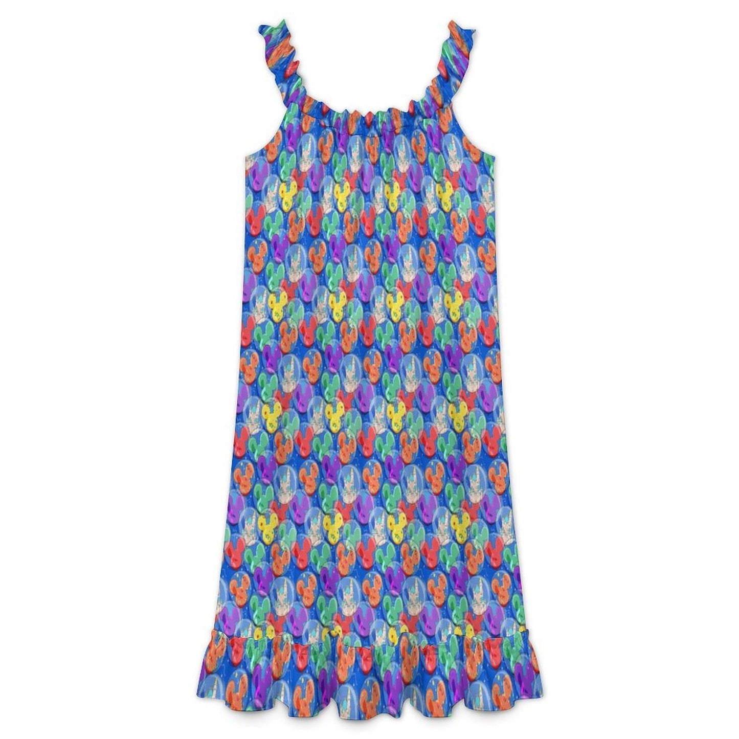 Women's Ruffled Strap Dress - Ambrie