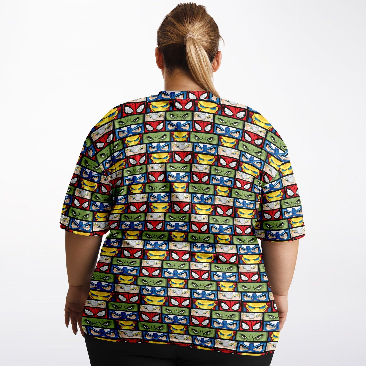 Super Heroes Eyes Unisex Plus-size T-Shirt