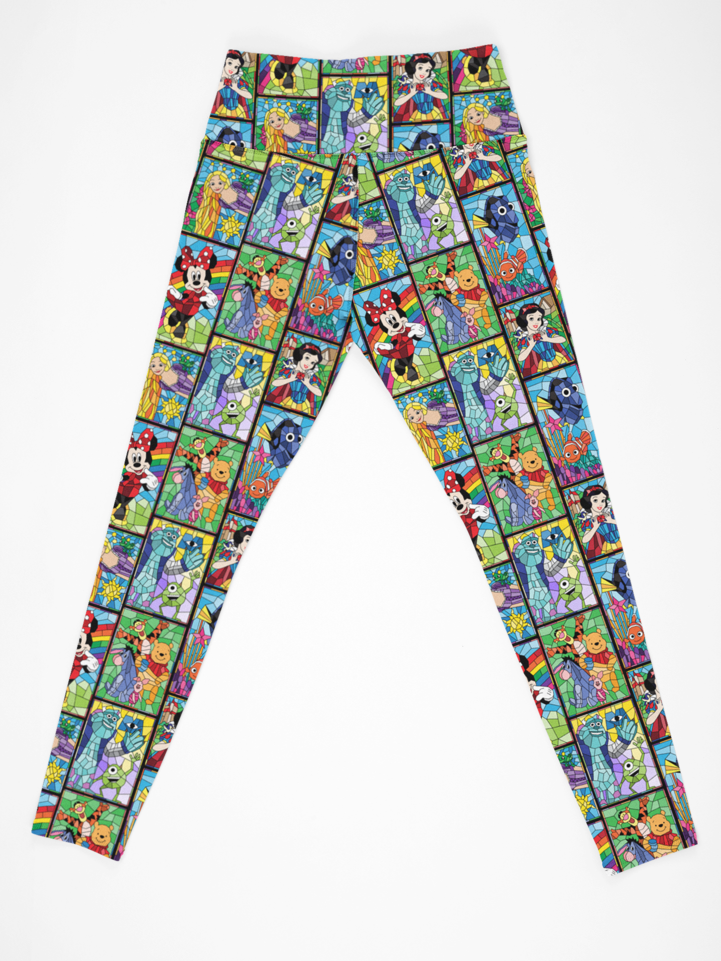 Stained Glass Characters Women's Leggings