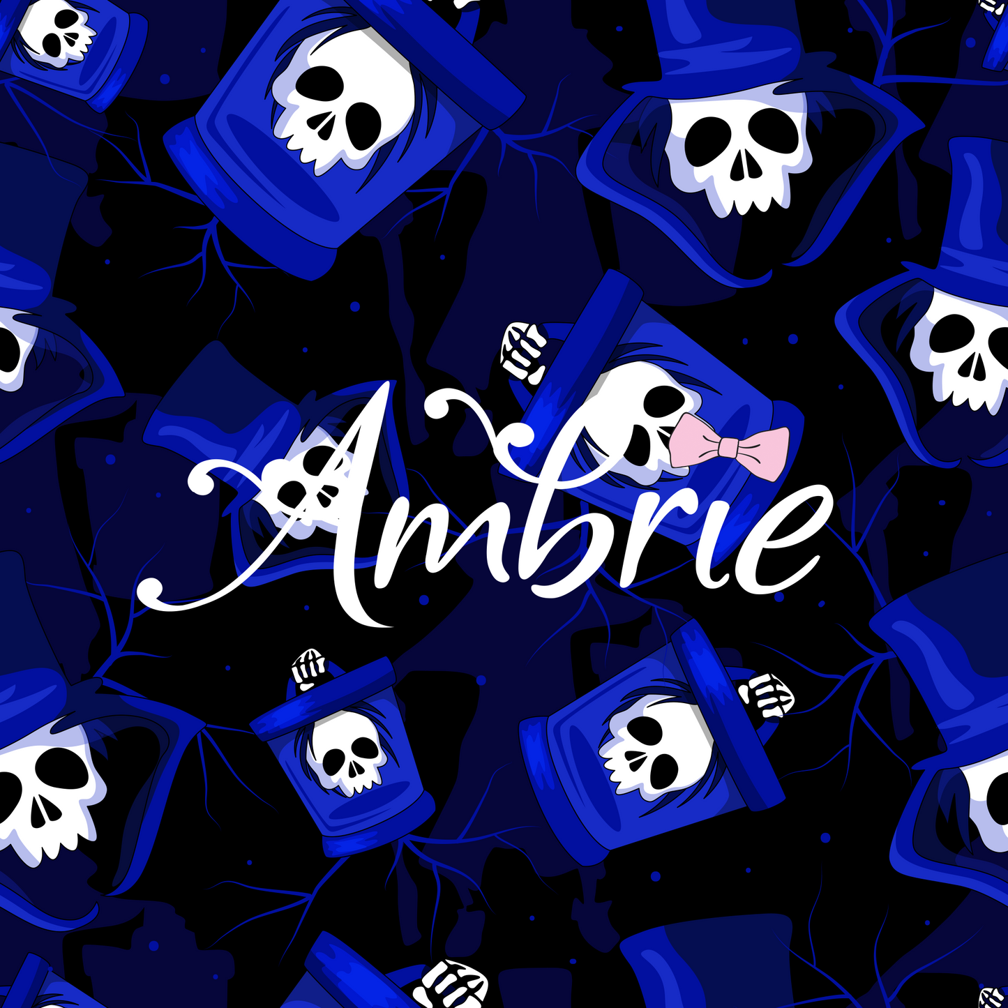 Haunted Mansion Floating Head Seamless Pattern, Magical Cartoon Seamless pattern, Fabric Sublimation