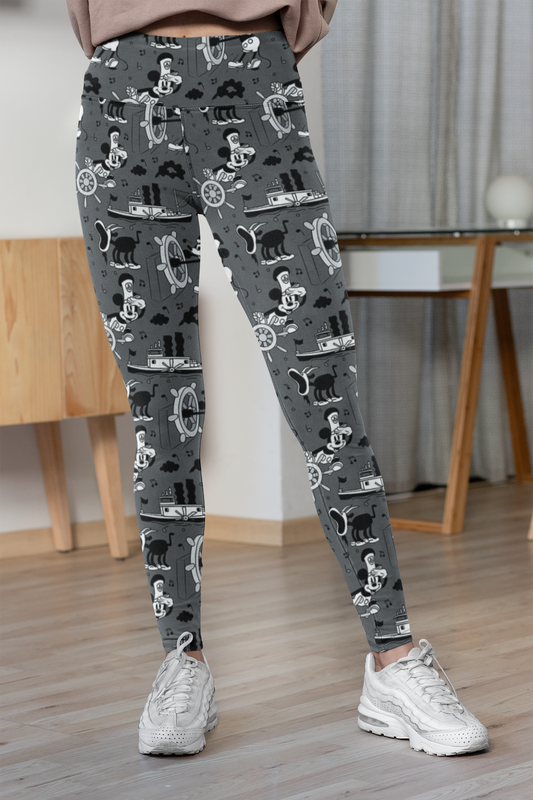 Steamboat Mickey Women's Leggings