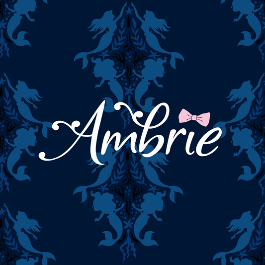 Mermaids Seamless Pattern, Magical Cartoon Seamless pattern, Fabric Sublimation