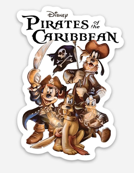 Pirates Of The Caribbean Disney Sticker
