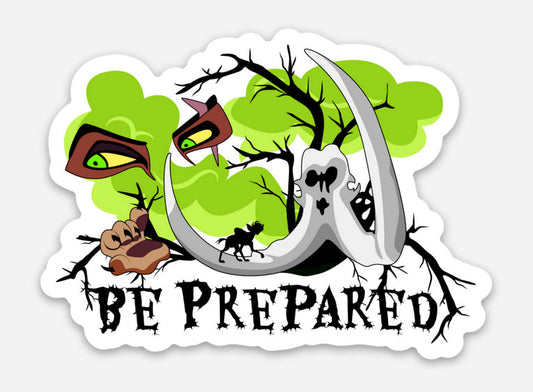 Be Prepared Disney Sticker