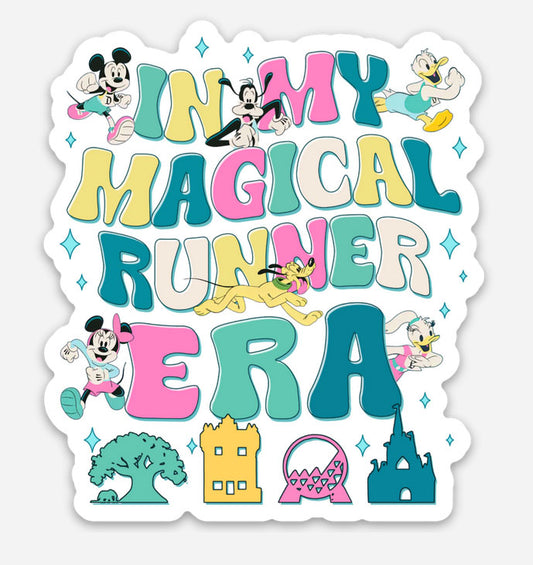 In My Magical Runner ERA Disney Sticker