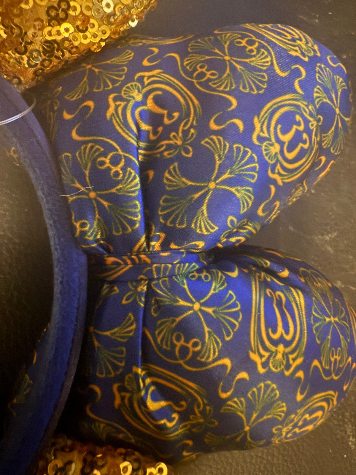 Disney Club 33 Brand New Sequin Ears Purchased Anaheim EXCLUSIVE AUTHENTIC