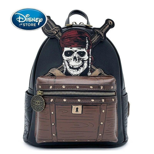 Loungefly Disney Pirates Skull Mini Backpack Jack Sparrow Shoulder Bag Backpack
