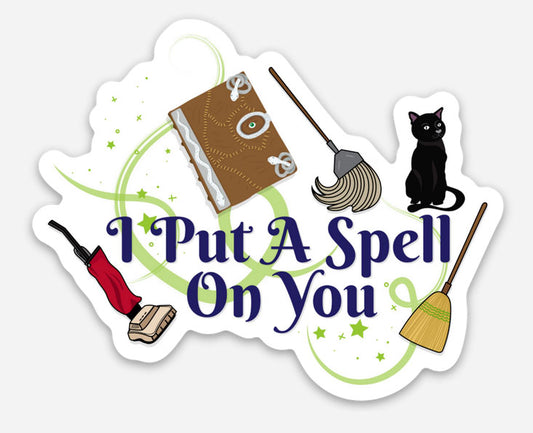 I Put A Spell On You Disney Sticker