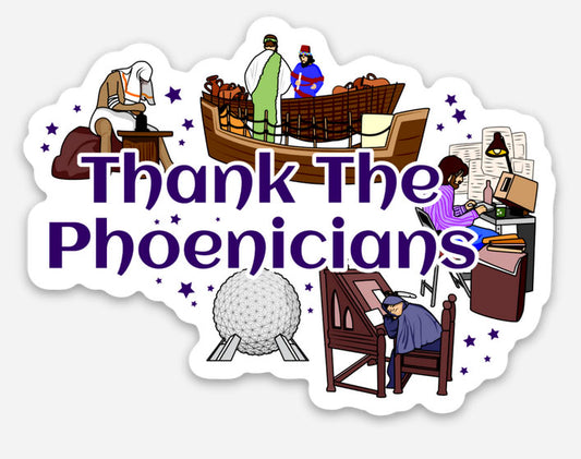 Thank The Phoenicians Disney Sticker