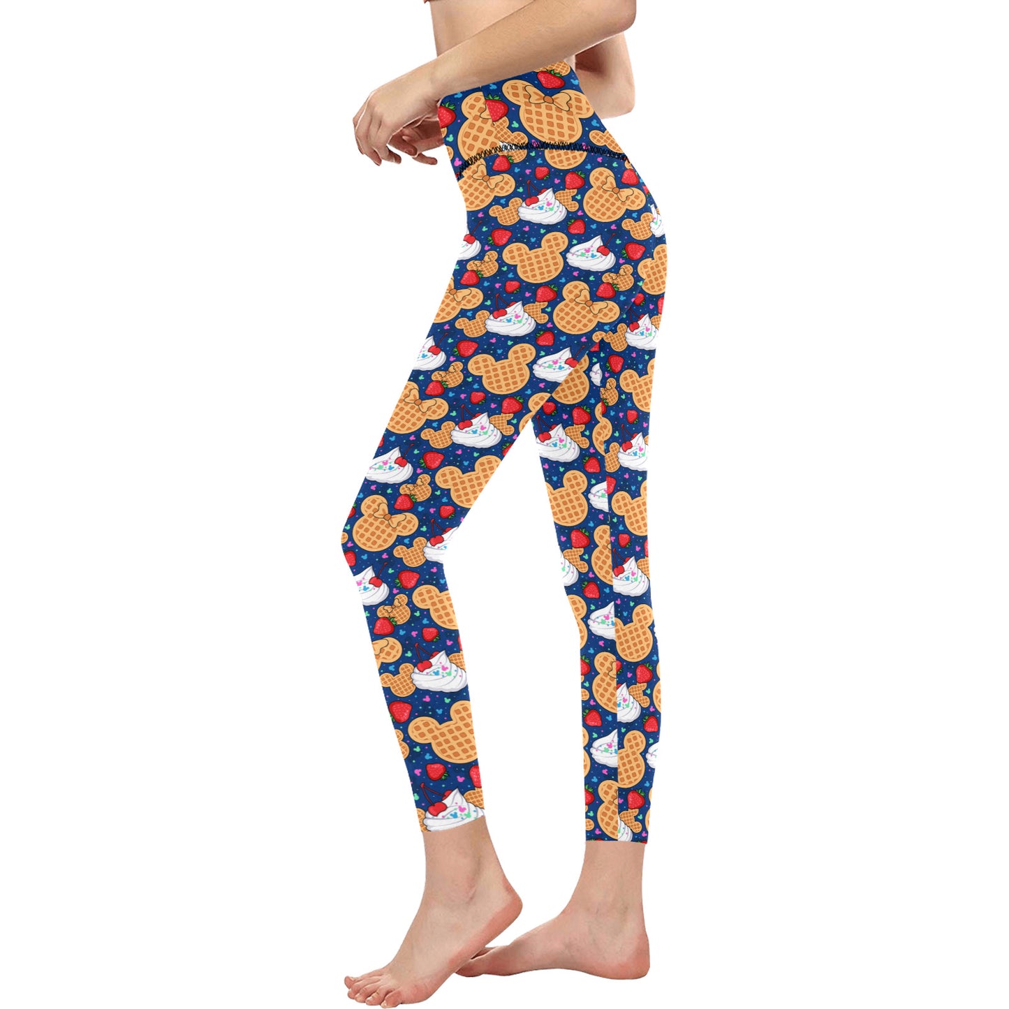 Waffles Women's Athletic Leggings