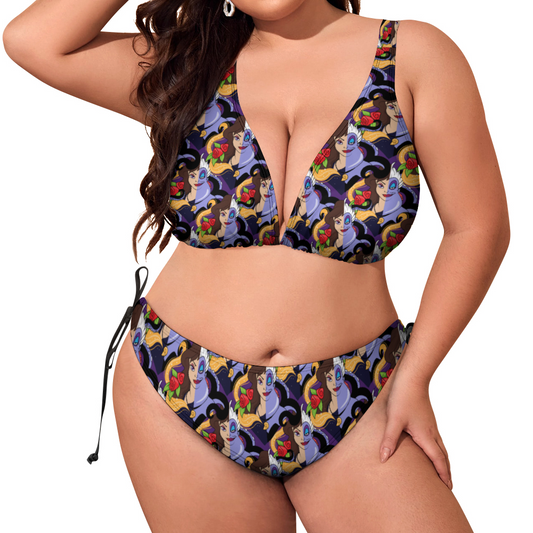 Ursula Plus Size Women's Two Piece Bikini