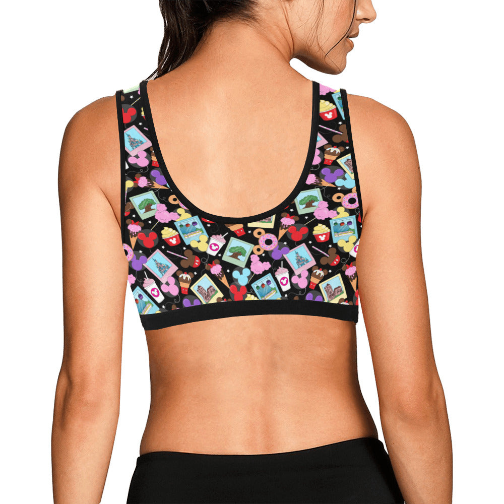 Park Polaroids Women's Athletic Sports Bra