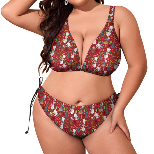 Ratatoille Plus Size Women's Two Piece Bikini