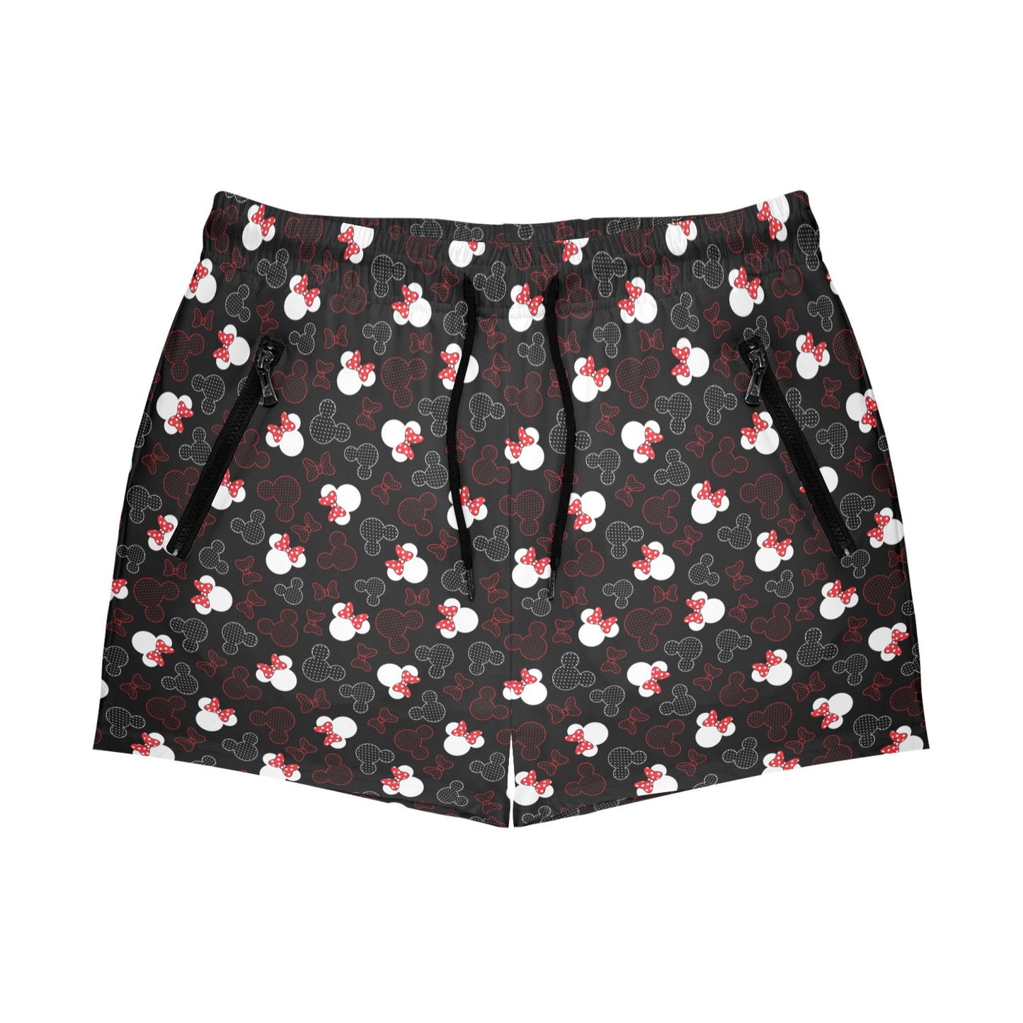 Mickey And Minnie Dots Men's Quick Dry Athletic Shorts