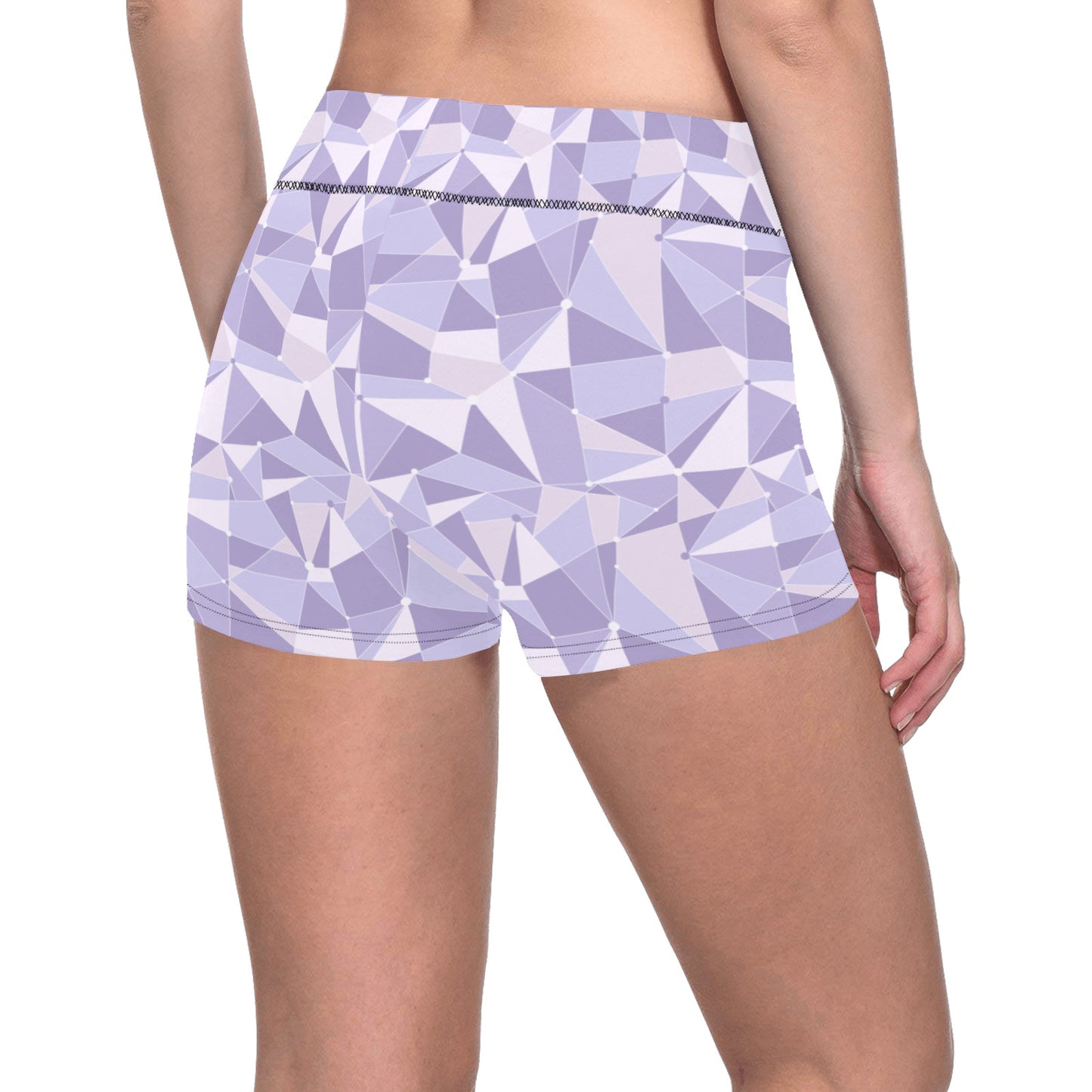 Purple Wall Women's Short Leggings