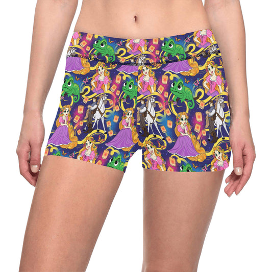 Disney Tangled Rapunzel At Last I See The Light Women's Short Leggings