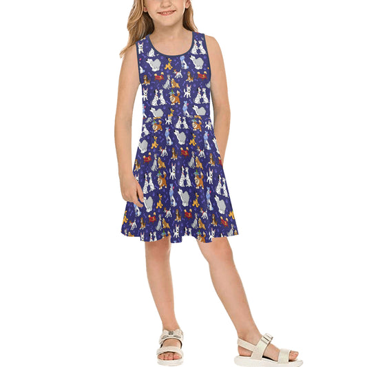 Dog Favorites Girls' Sleeveless Sundress