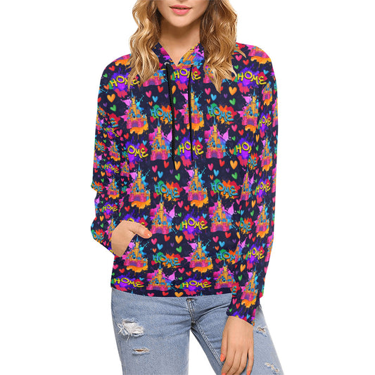 Watercolor Home Hoodie for Women