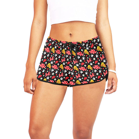 Disney Minnie Mouse All About The Bows Women's Relaxed Shorts