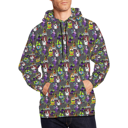 Villains Tea Cups Hoodie for Men