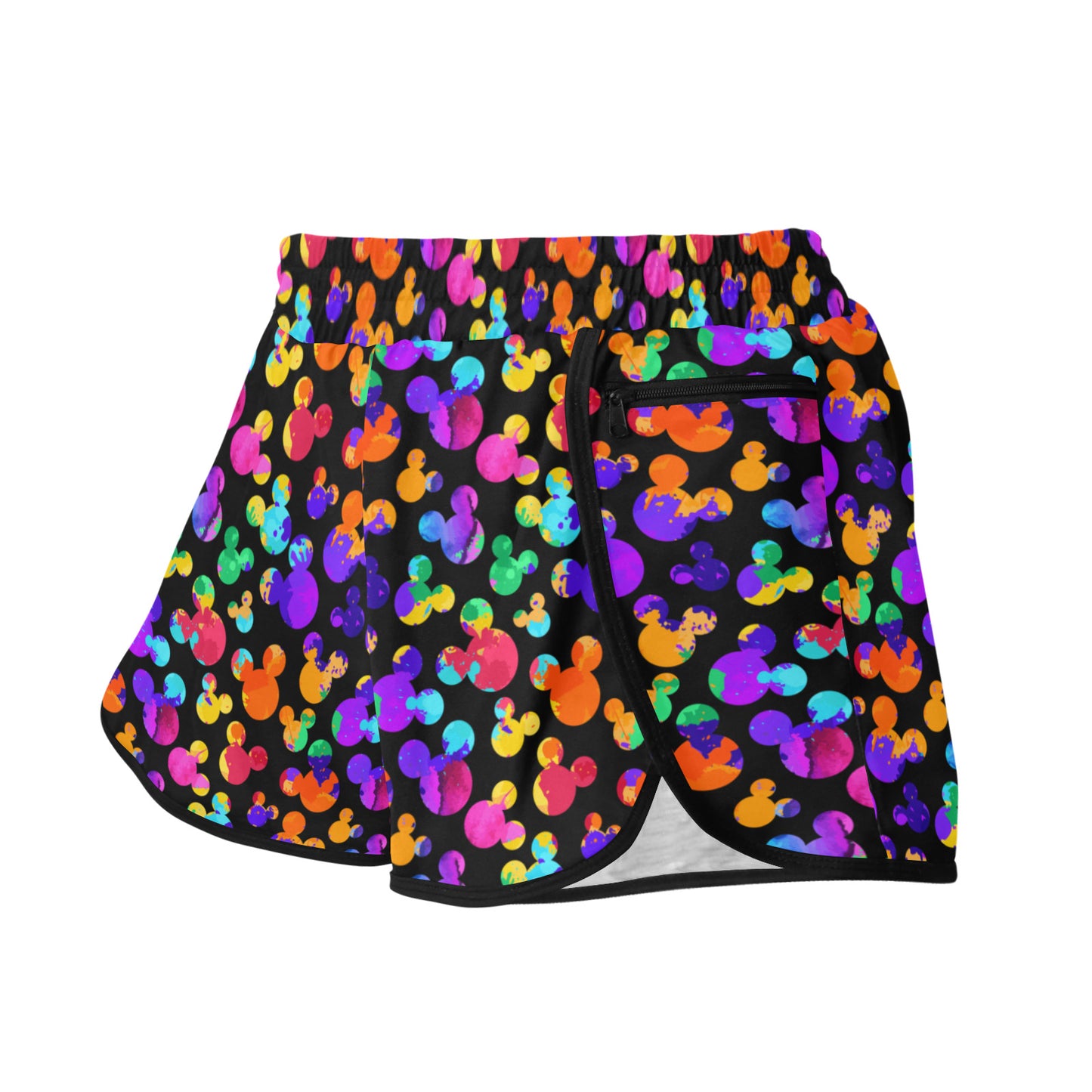 Watercolor Women's Athletic Sports Shorts