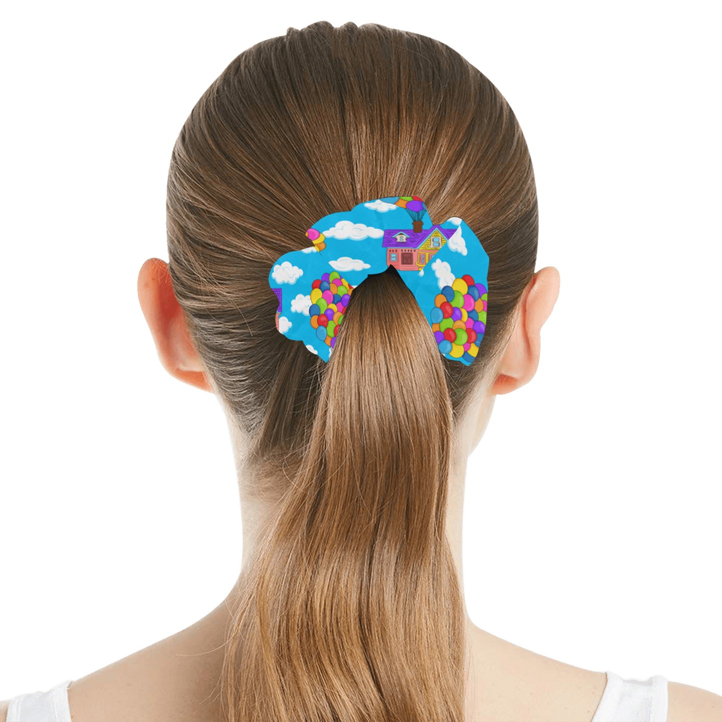 Floating House Hair Scrunchie