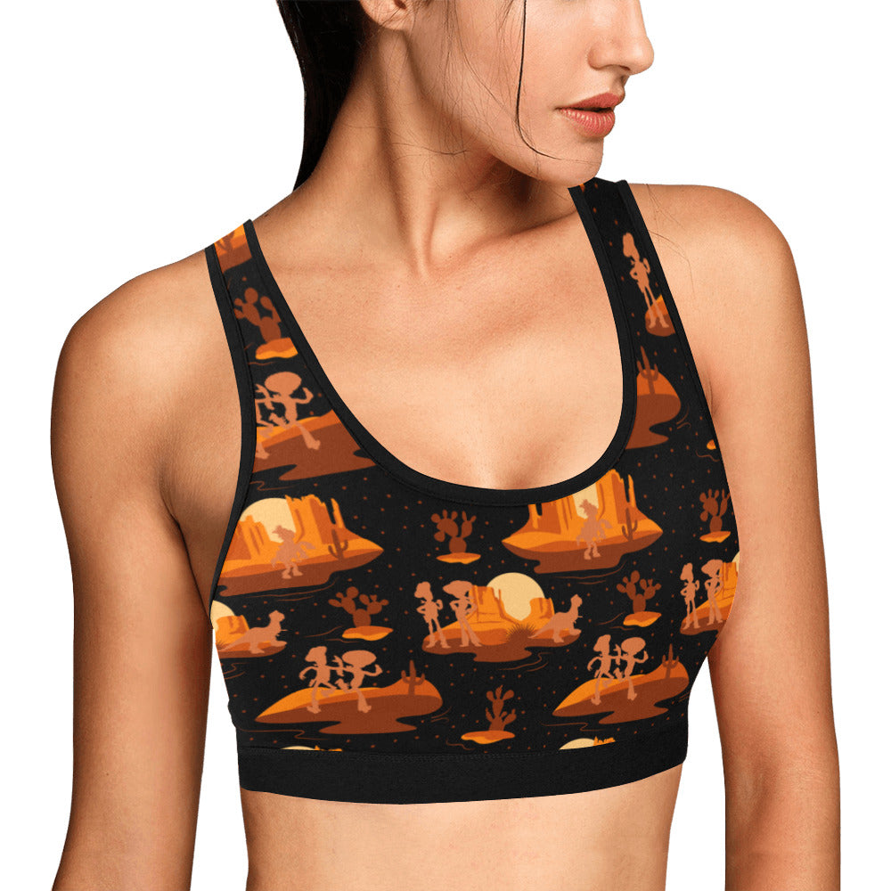 Snake In My Boots Women's Athletic Sports Bra