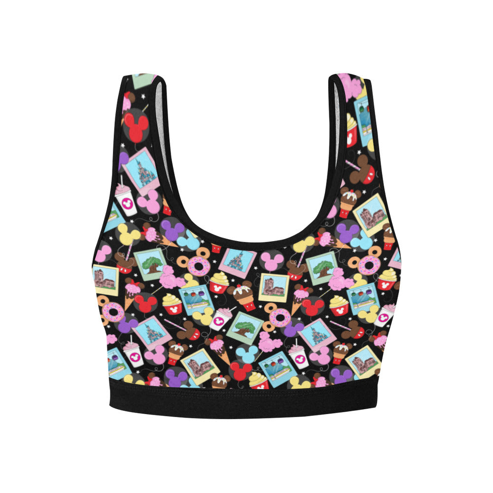 Park Polaroids Women's Athletic Sports Bra