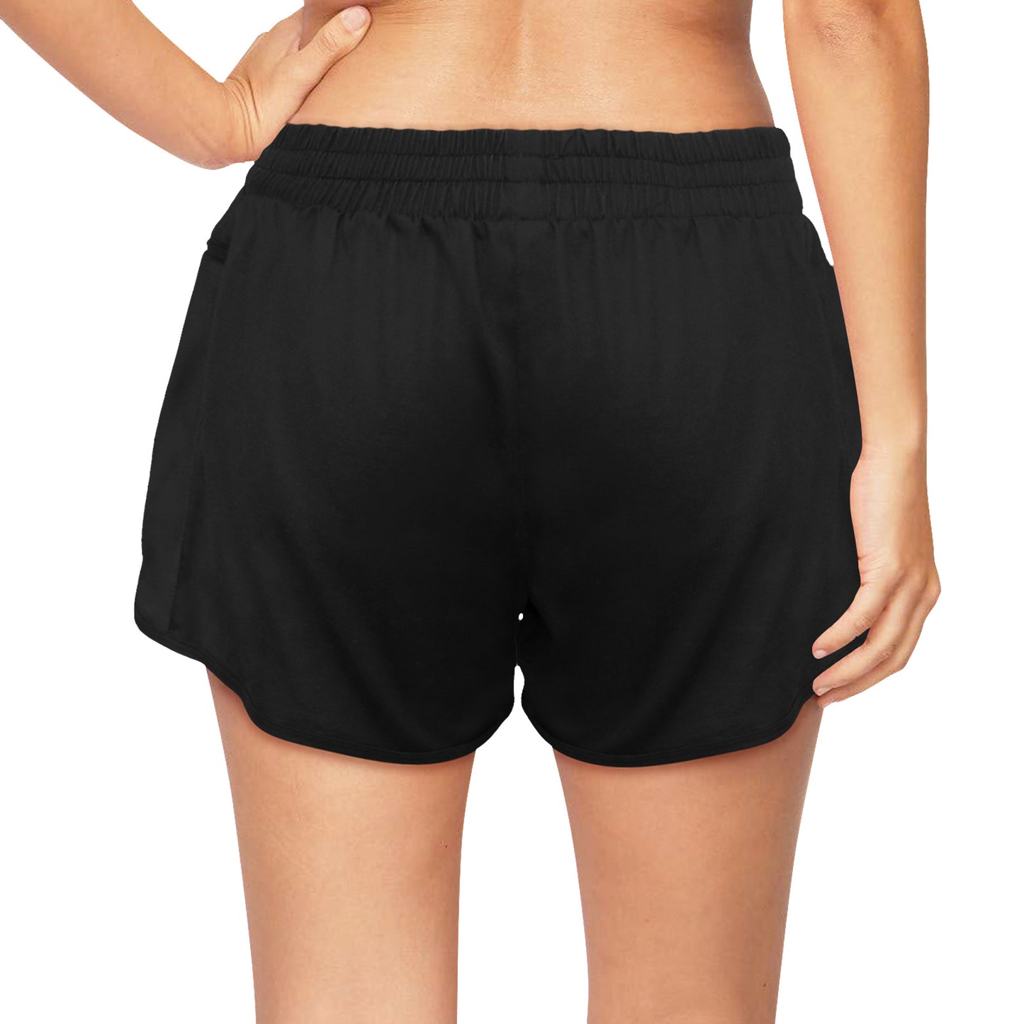 Black Women's Sports Shorts (Model L61)