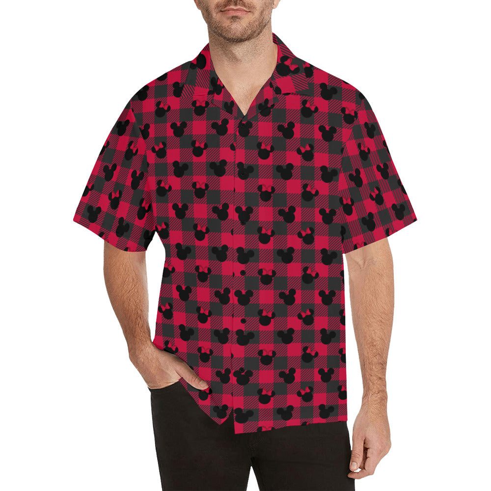 Buffalo Plaid Hawaiian Shirt