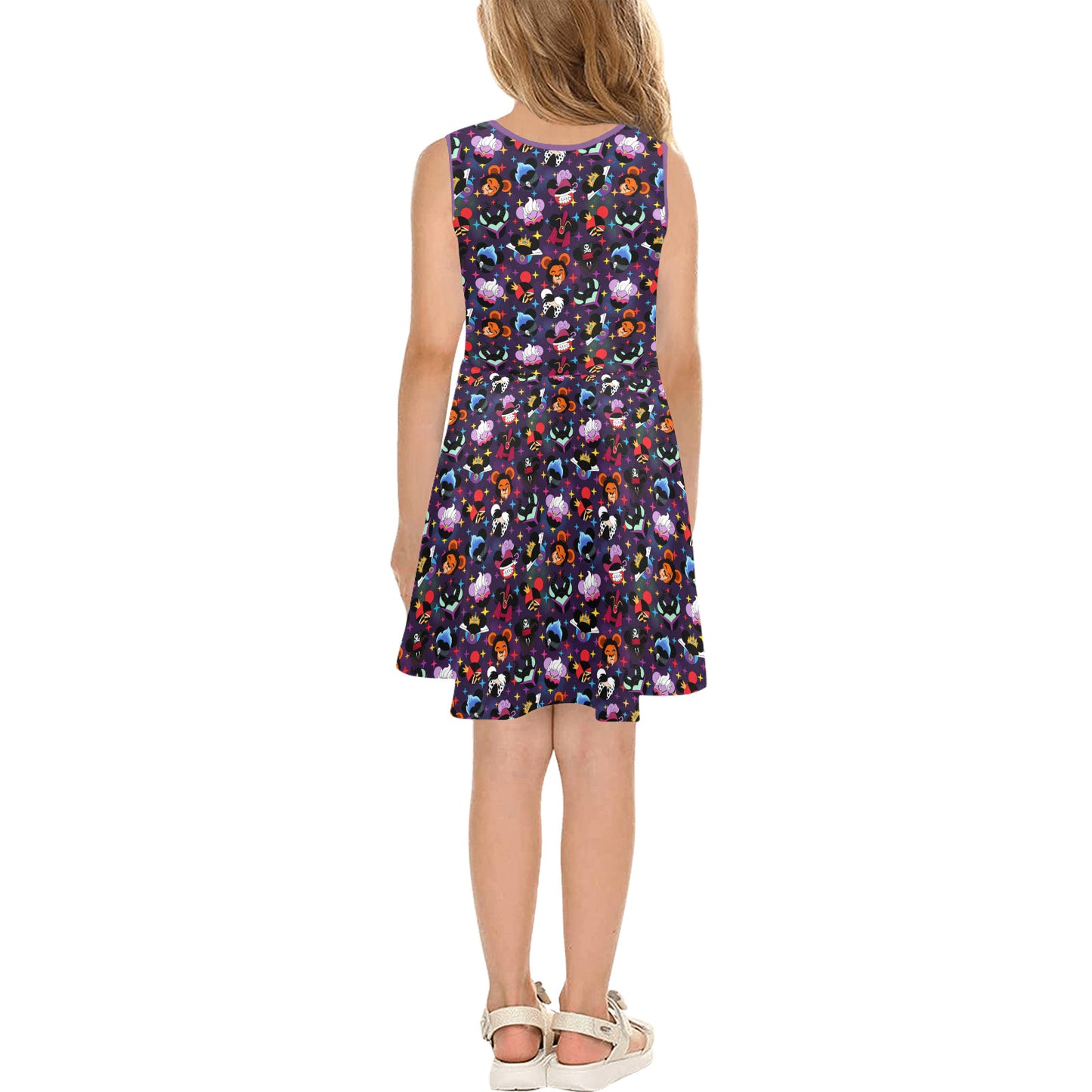 Villains Girls' Sleeveless Sundress