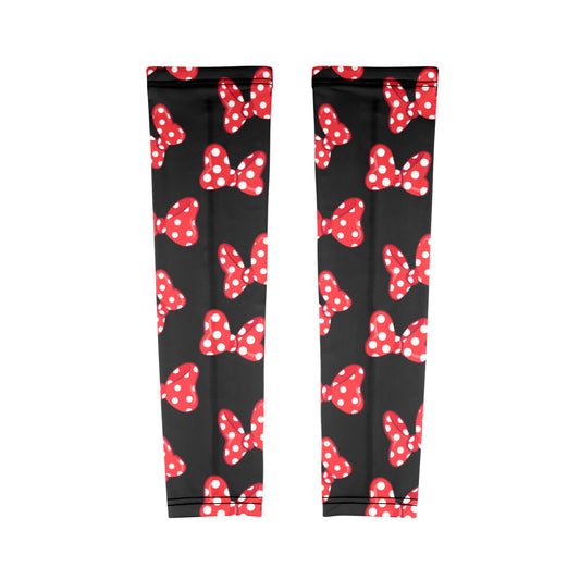 Polka Dot Bows Arm Sleeves (Set of Two)