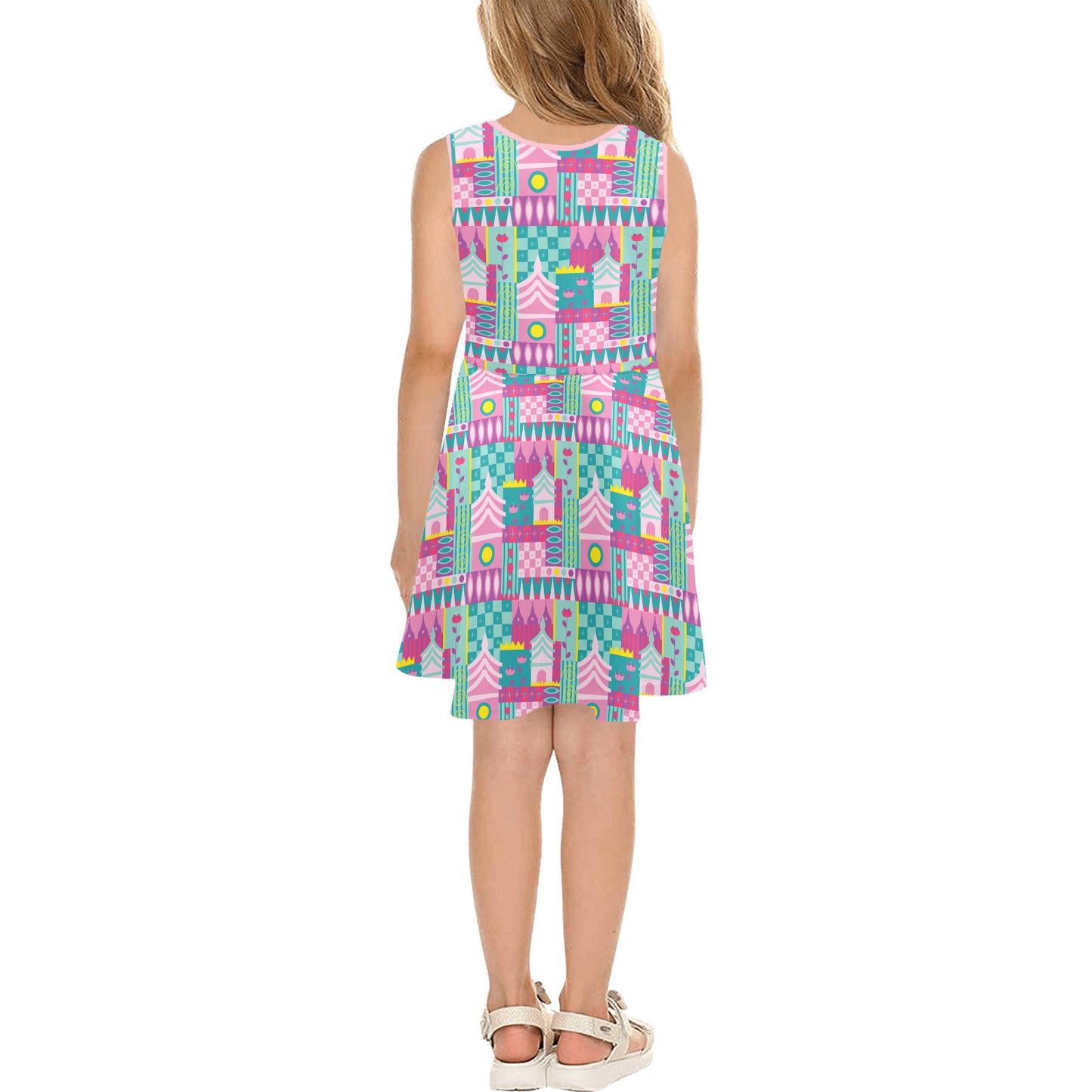 Small World Girls' Sleeveless Sundress