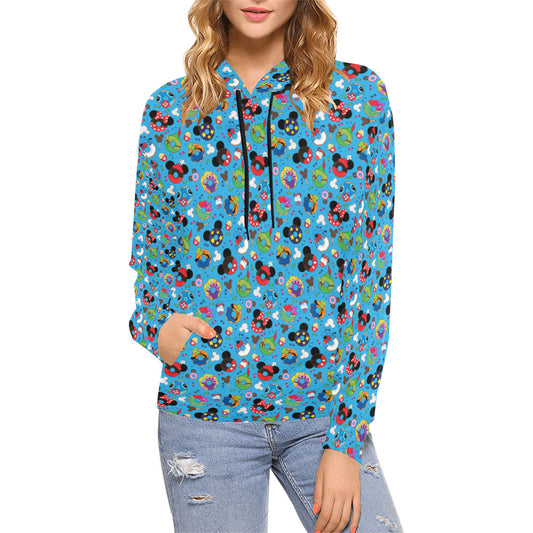 Character Donuts Hoodie for Women