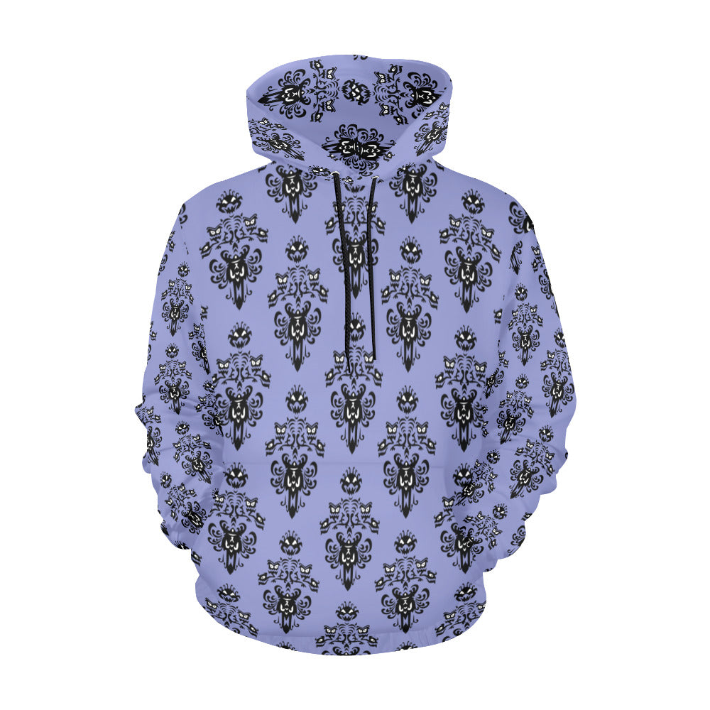 Haunted Mansion Wallpaper Hoodie for Women