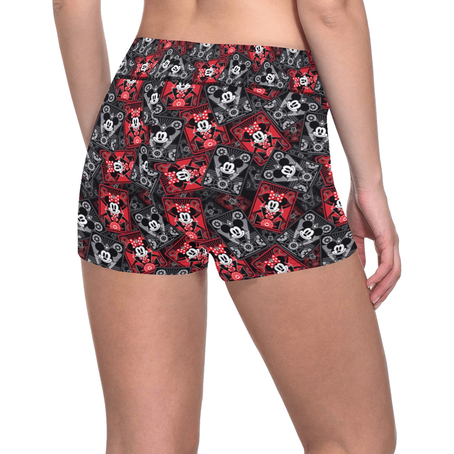 Steamboat Mickey And Minnie Women's Short Leggings