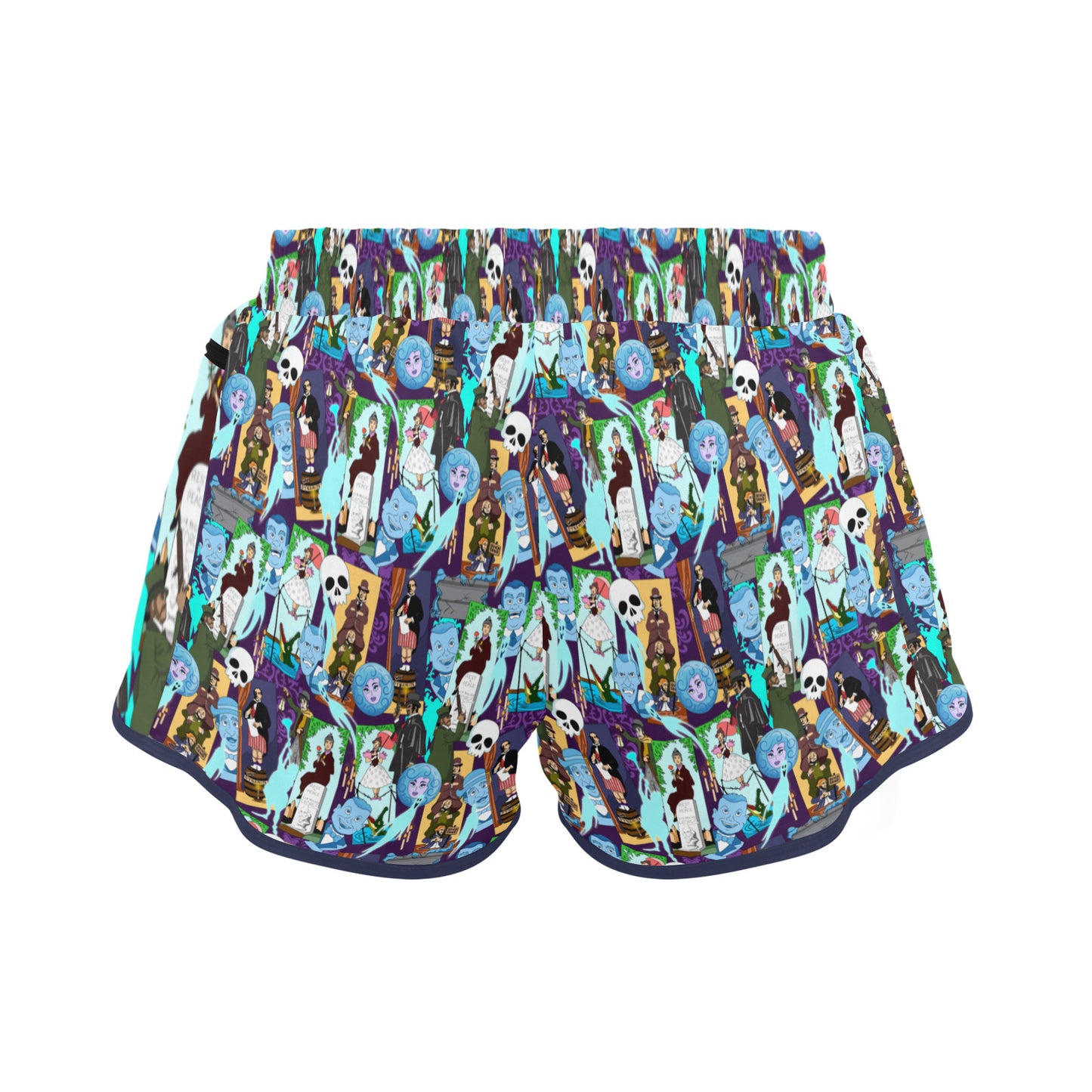 Haunted Mansion Favorites Women's Athletic Sports Shorts