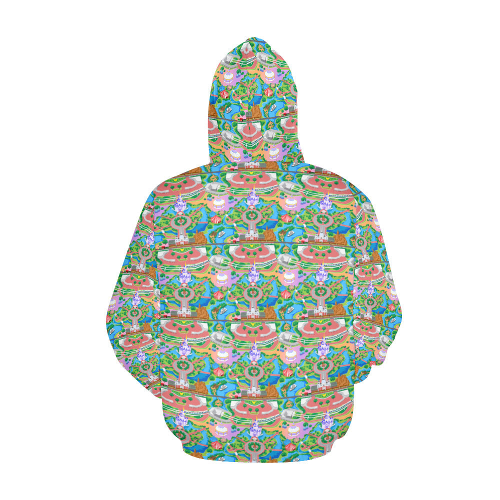 Park Map Hoodie for Women